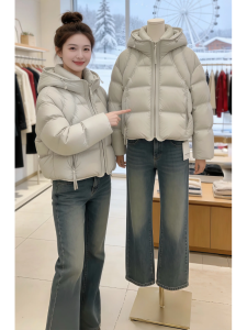 Shalldoer | Hooded Loose Padded Cotton Coat