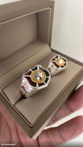 JewelStreet นายร้อย 925 เงินแท้ เงินแท้ชายหญิง คู่ แหวนนายร้อยตำรวจ