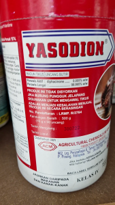 Yasodion Racun Tikus 500g 3/5/10pcs/50pcs Rat Mouse Poison diphacinone 0.005 uncang butir ACM Agricultural Chemicals (M) Sdn Bhd 10g