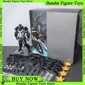 2026 Agent Venom Action Figure CT Version Kaiyodo Anime Figurine Marvel PVC Movable Collection Eugene Thompson Ko Model Toy Gfit