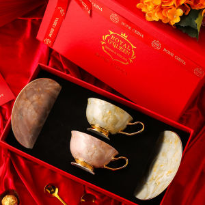 Wedding Gift for New Couple Bride Engagement Girlfriends Fancy Cup Couple Cups Gift Box