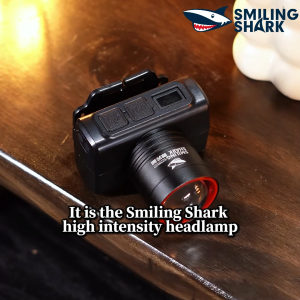 SMILING SHARK TD0242 LED Headlight Induction Work Head Lamp 3Mode 7000LM Type-c Rechargeable Waterproof Outdoor Camping Working Lighting