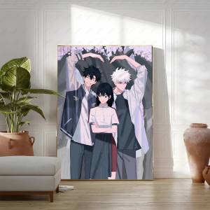 Bandai | Anime Link Click Poster Print For Bedroom Living Room Home Decor Chinese Anime Canvas printing Cartoon Painting Wall Art Gift