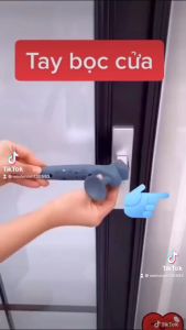 Miếng Silicone Bọc Tay Cầm Nắm Cửa Chống Va Đập Chống Ồn Bảo Vệ An Toàn Cho Bé Phù Hợp Mọi Loại Cửa