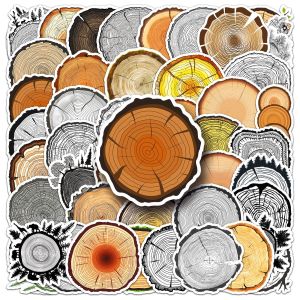 50-100PCS Cartoon Tree Ring Graffiti Stickers Plant Tree of Life Themed Decor Stickers for Stationery Luggage Water Cups