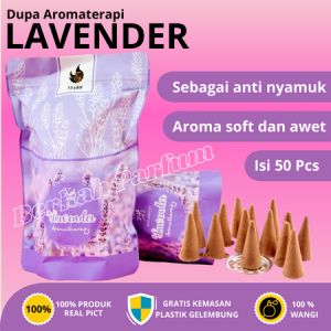 Dupa Kerucut Gaharu Wangi LAVENDER isi 50 pcs Anti Nyamuk