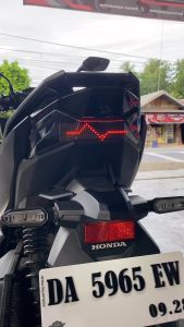 STOPLAMP RUNNING TEXT DOT MATRIX 39 MODE ANIMASI OTOMATIS SETTING LEWAT HP HONDA VARIO 160
