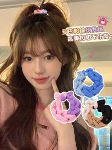 Thắt Lưng Tóc Nhiều Sợi Màu Sắc Dệt Cao Su Đàn Hồi Cao Mới 2025 Cao Cấp Dây Thắt Lưng Tóc Thắt Đầu Dây Thun