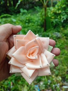 elegant rose hair clip 8cm hair accessories  for women and kids