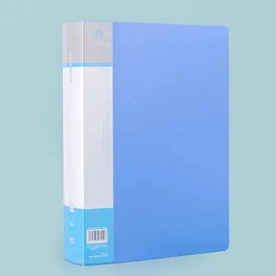 Extra Thick A4 File Folder Transparent Document Album 100 Pages Music Score Clip Office Supplies Drawing Storage Clip Folder