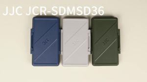 JJC | JJC 36 Slots Memory Card Case WaterResistant Memory Card Wallet for 24 Micro SD SDXC SDHC TF Cards and 12 SD SDXC SDHC Cards