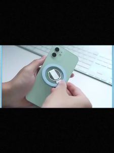 Magnetic Cell Phone Ring Holder Compatible with iPhone 12 13 14 15 16 Series  Removable Cell Phone Grip Kickstand