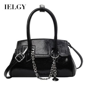 IELGY การออกแบบเฉพาะระดับไฮเอนด์กระเป๋าถือสีเงินกระเป๋าถือเข้ากับทุกชุดแฟชั่น Crossbody