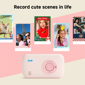 HPRT | HPRT CP2100 Portable Photo Printer for iPhone & Android 2.1x3.4 Mini Instant Color Printer Bluetooth 5.0 Type-C Charging Pink