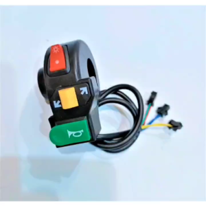 Waterproof E-Bike 3-in-1 Switch Tricycle Combination Switch Headlight-Turn Signal Switch