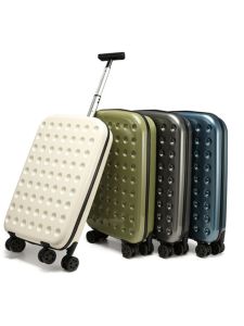 กระเป๋าเดินทางแบบพับได้สำหรับผู้ชายและผู้หญิง 20 นิ้ว พร้อมล้อแบบหมุนได้ กระเป๋าเดินทางขนาด 24 นิ้ว สำหรับนักเรียนท่องเที่ยว