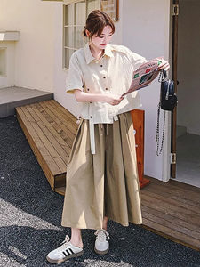 XUECAIQI | Plus Size Summer Casual Young-Looking Korean Style Sets