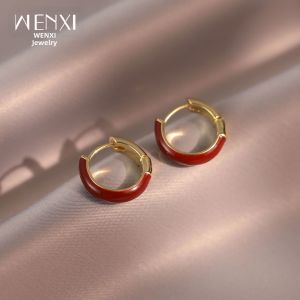 WENXI | Red Luxury Design Ear Jewelry