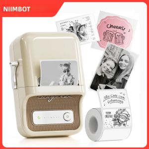 Máy In Nhãn Nhiệt Di Động NIIMBOT B21 Pro Máy Tạo Nhãn Không Mực Màu Trắng Cho Gia Đình/văn Phòng/doanh Nghiệp Kết Nối Bluetooth In Hai Mặt