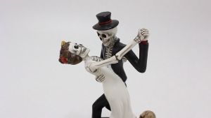 20Pcs/Set Kepala Tengkorak Mini Hiasan Aquarium Aquascape / Dekorasi Miniatur Pajangan / Skull Figure