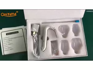 Dental LED Light Lamp Wireless Support Device Easy Bite Block Light Lamp Weak Suction Tip with Saliva Suction