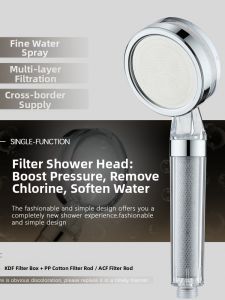 TIANYUWAN | Pressure Boosting Filtering Chlorine Removal Skin Care Shower Head