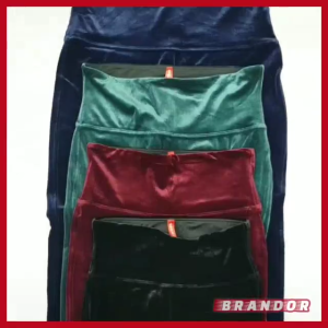 Brandor - Fashion - VELVET - BOOTTY BOOSTT EXTRA HIGH WAIST VELVET LEGGING ( SX40 )