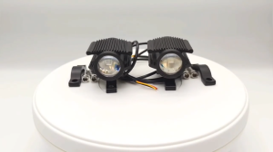 ไฟหน้าเสริมมอเตอร์ไซค์ ไฟสปอตไลท์ LED ไฟสปอตไลท์มอเตอร์ไซค์ ไฟกลางคืน ไฟ LED มอเตอร์ไซค์ อะไหล่รถยนต์ ไฟตกแต่งรถยนต์ แฟลชกันน้ำ 4 สปีด สามสี