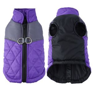 Big Dog Clothes For Winter Warm Outdoor Windproof Pet Coat With D-Ring Reflective Dogs Jacket Labrador Golden Retriever Coat