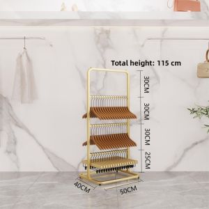 Movable Multi-layer Space-saving Hanger Storage Rack