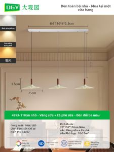 DGY | Đèn chùm kiểu kem Pháp cổ điển cho phòng ăn