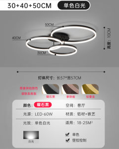 Modern Minimalist Ceiling Light Fixtures Zhongshan Living Room Lamp Creative Luxury Main Bedroom Absorption Top Light