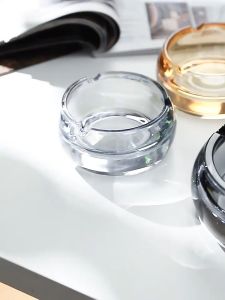 ที่เขี่ยบุหรี่แก้วใส ทรงคลาสสิก สวยหรู แข็งแรง ใช้ได้นาน