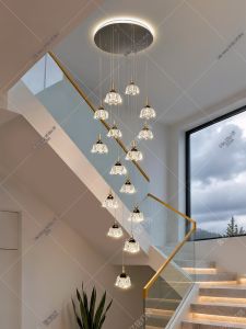 KING STAR | Luxurious Hanging Light For High Ceiling Villas Loft Duplex