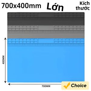 Cách Nhiệt Silicone Sửa Chữa Cho Mỏ Hàn Điện Thoại Di Động Máy Tính Size Lớn Hộ Gia Đình Bộ Dụng Cụ Miếng Lót Cao Su Bàn Thảm