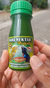 Sari Nektar Propolis Mini 80ml Sari Nectar untuk Burung Pemakan Buah