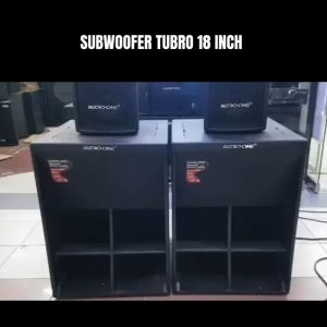 Box Kosong Subwoofer Model Turbo 18 Inch (Harga per 1 Box) Bahan Meranti Merah Anti Gores- DM