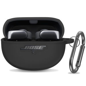 Soft Silicone Case with Carabiner for Bose Ultra Open Earbuds