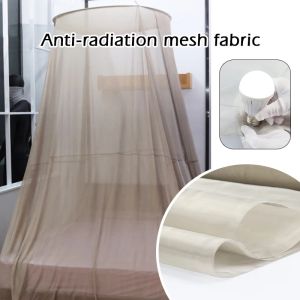 1/2/5M Anti Radiation Mesh Fabric Silver Fiber Anti-Electromagnetic EMF/EMI/RF/RFID Protection Shielding Blocking Cloth