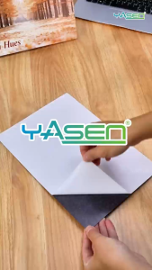 Yasen Premium Magnetic Sheet with sticker A4/4R Self-Adhesive For DIY Design/Interior Decoration