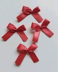 Nơ lụa zize 3*4cm / túi 10 nơ - Nơ lụa trang trí chai nước  thiệp chúc mừng  - trang trí phụ kiện handmade  decor