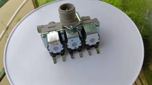 Van cấp nước máy giặt AQUA cửa ngang 3 cổng 220V chính hãng