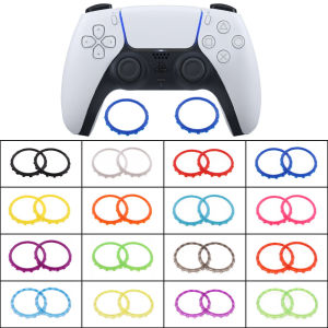 TingDong 1pair=2pcs Plastic Replacement Accessories Accent Rings for Sony for PS5 Controller