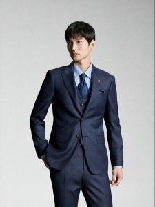 Autumn New Business Striped Suit Set Pants