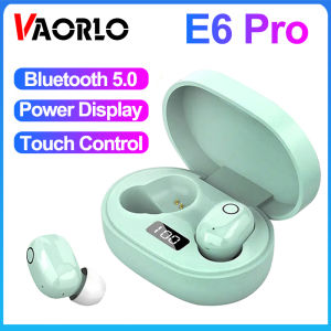 VAORLO Bluetooth Earphones Wireless Headphones LED Display Noise Cancelling Earbuds With Mic Mini Smart Touch Control Headset For Xiaomi Huawei OPPO