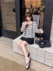 MASISI | Váy Hè Dáng Rộng Có Dây Rút Phong Cách Thường Ngày