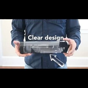 BATHI-HU2050 Jebakan Perangkap Tikus Transparan Reusable Humane Smart Self-locking Mousetrap