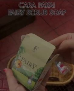 Fairy scrub gluta soap for face and body-50g new packing ready stock