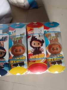 bungkus kebab motif labubu viral craft warna isi 100