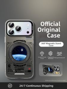Magnetic Protective Phone Case with Stand for iPhone